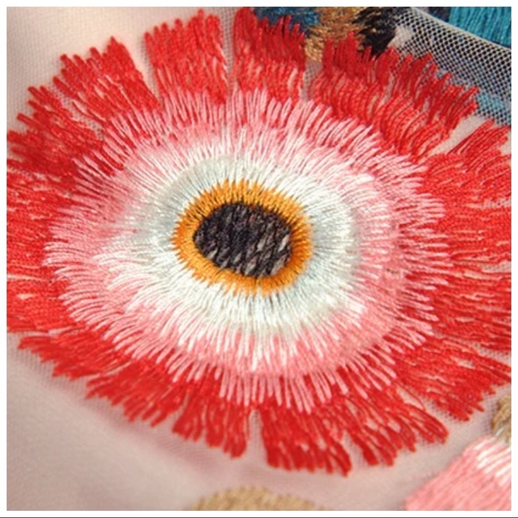 💜 The Suannah Embroidery Tulle Dress - Picture 6 of 8